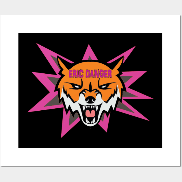 Eric Danger Pink Design Wall Art by FBW Wrestling 